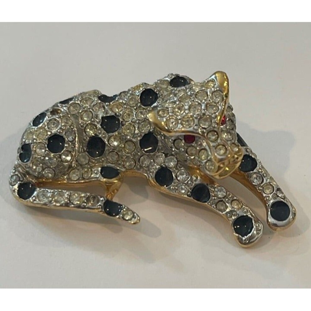 Vintage Leopard Brooch